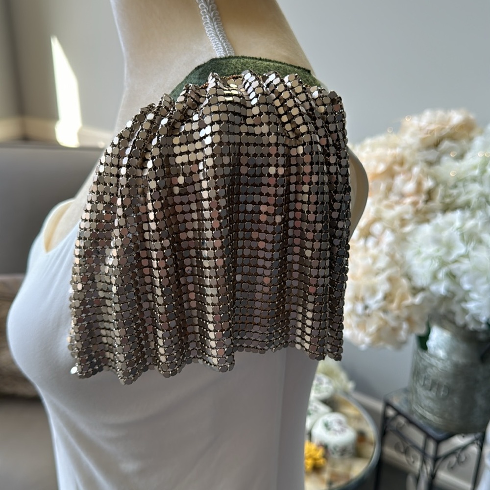 BSB Collection One Shoulder open Tank. Size L - Picture 2 of 8